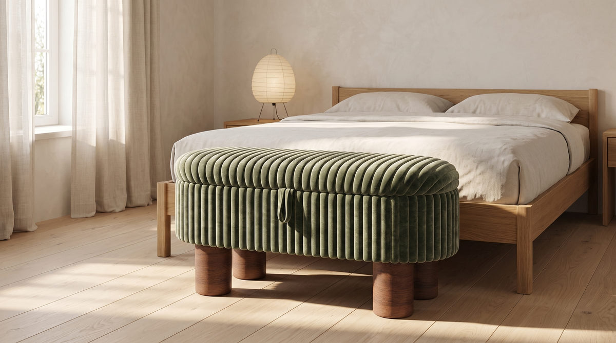 Sorrento Storage Bench in the room
