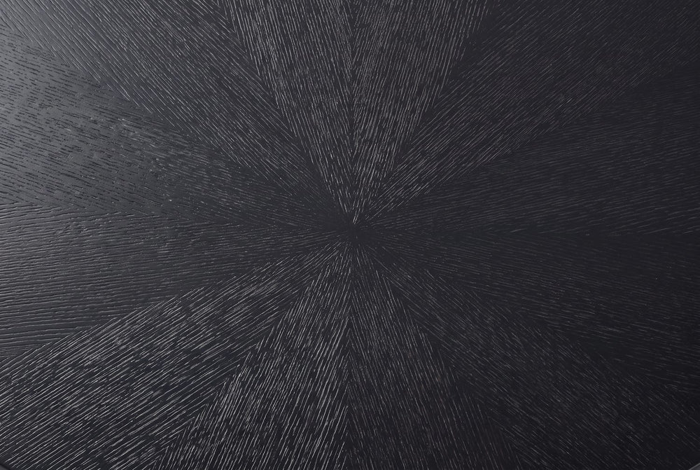 A sunburst in black