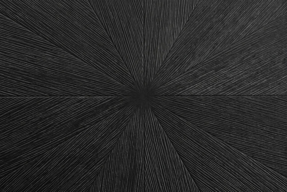 A sunburst in relief