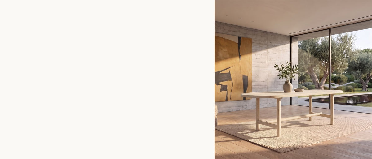 Room for everyone. - Squillace 85-Inch Oval Reclaimed Pine Dining Table