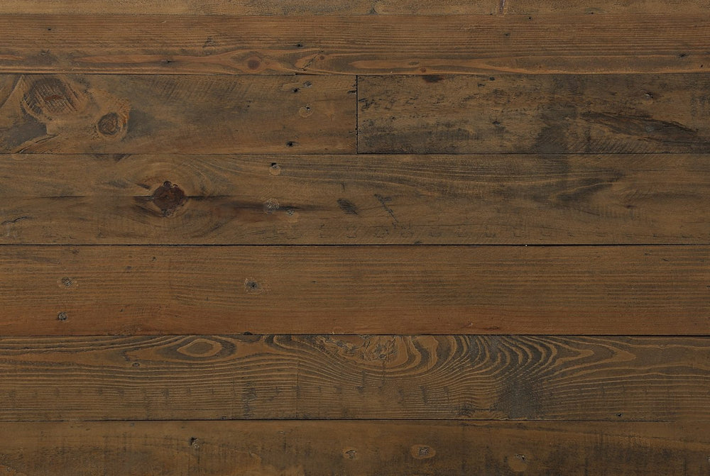 Knots, saw marks, nail holes