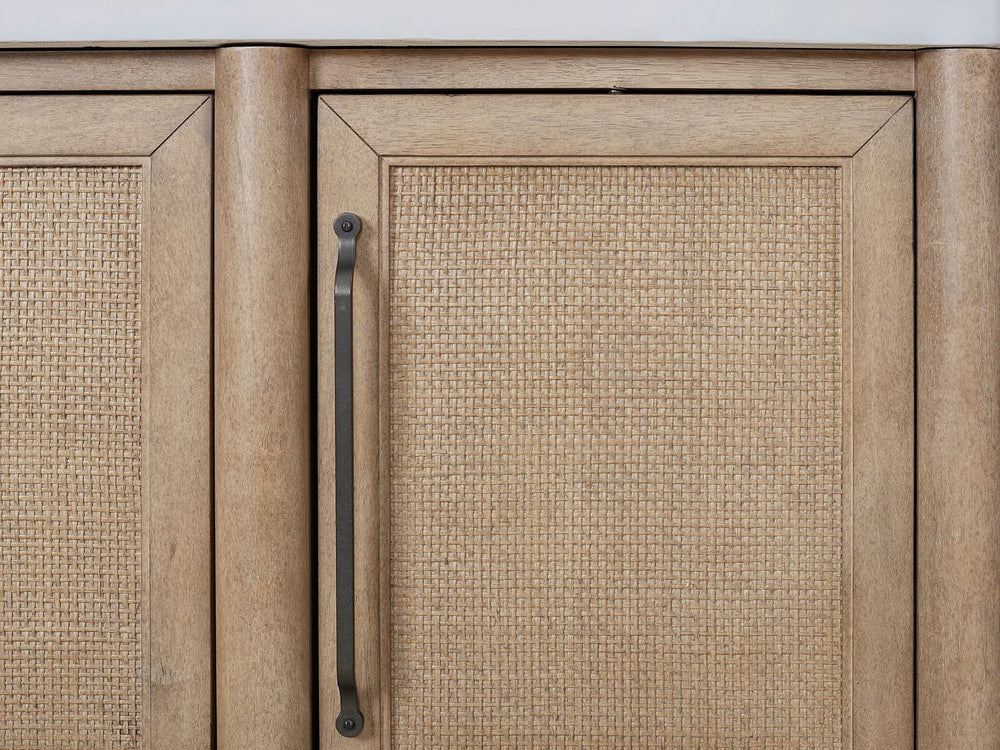 Cane, bronze and cement