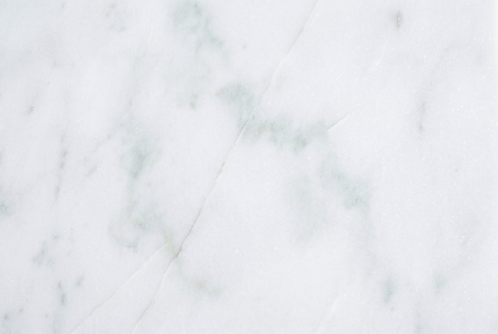 Genuine white marble