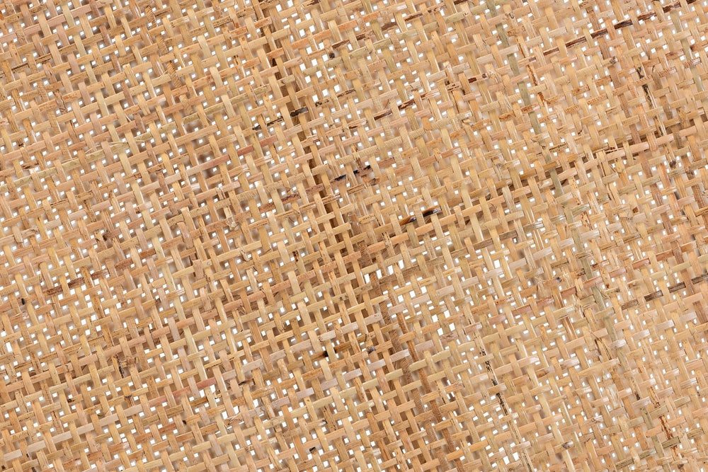 Woven cane panels
