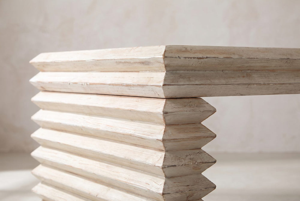 Eight boards, edge on edge