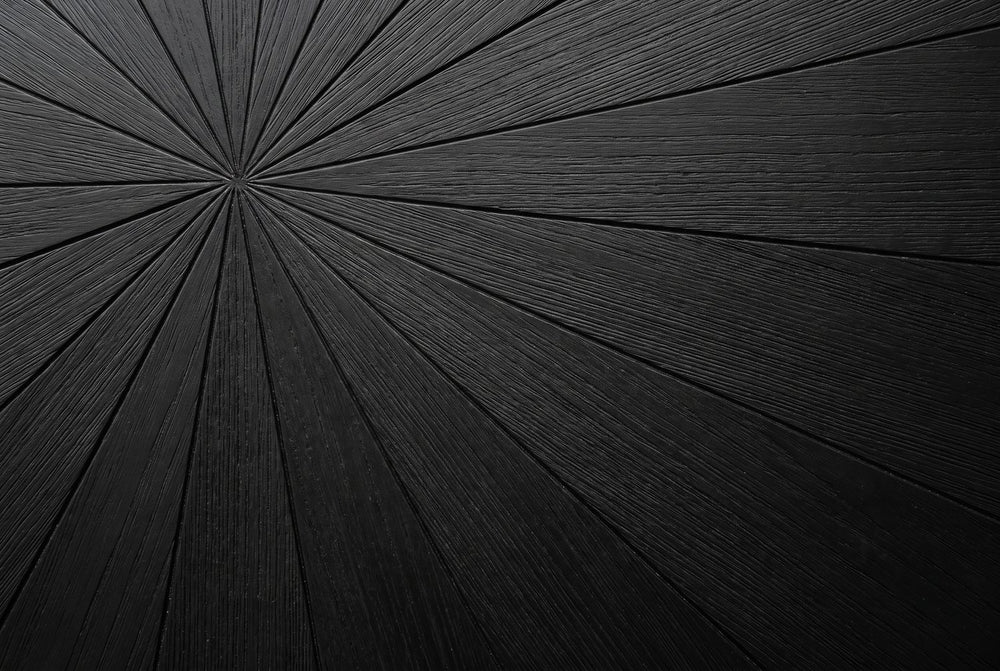 Brushed black acacia