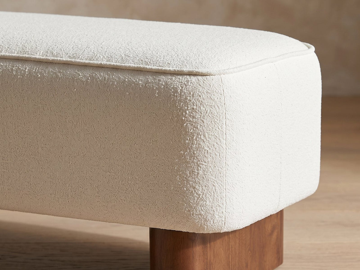 Close-up of the Bellagio bench material