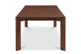 Belvedere 96-Inch Rectangular Walnut-Stained Solid Ash Dining Table, side view
