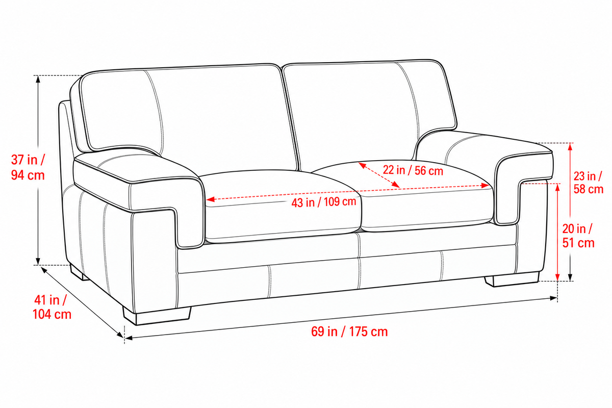 Bennett Leather Sofa