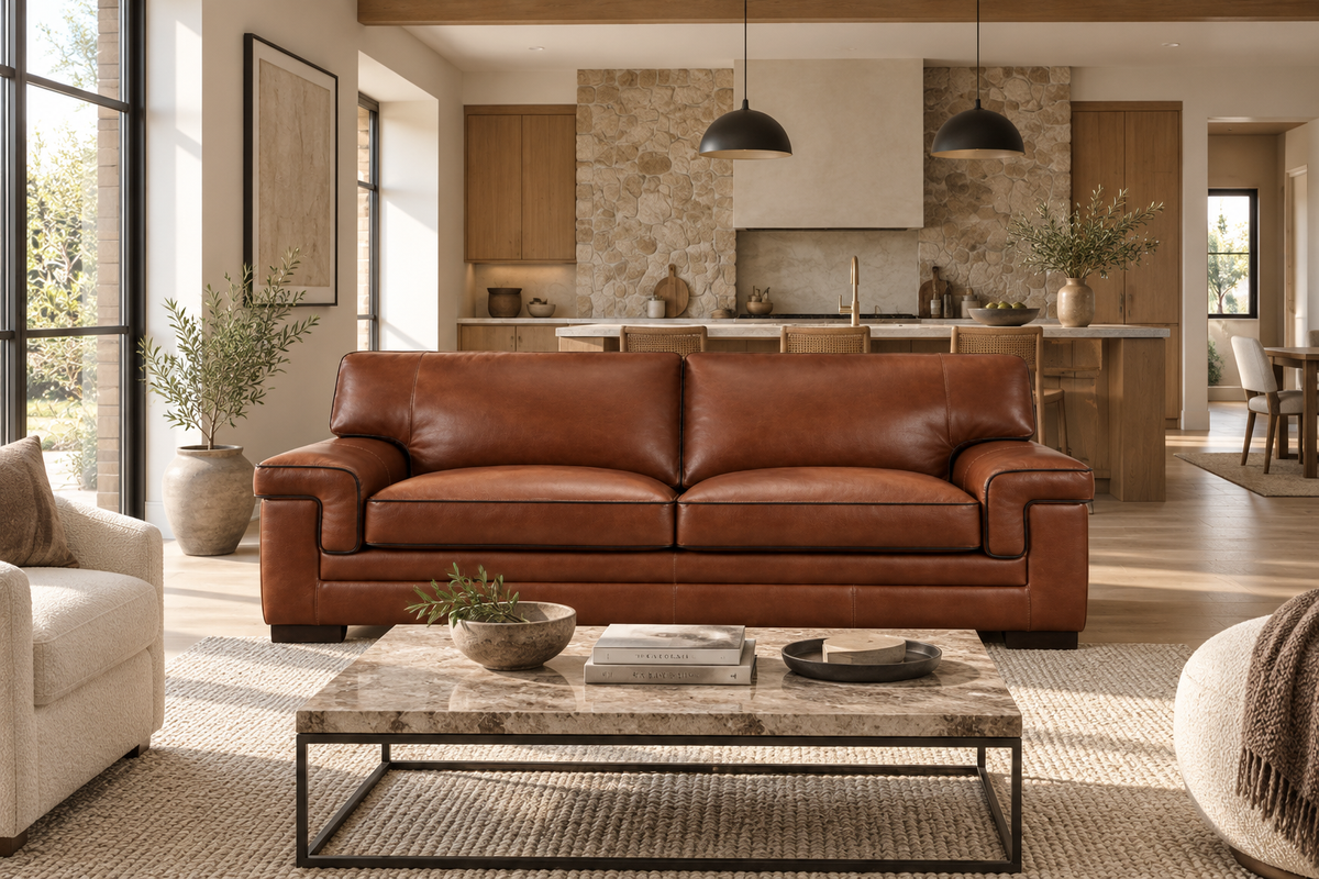 Bennett Leather Sofa