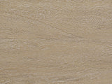Close-up of the Caorle 38-Inch Weathered Mango 5-Drawer Chest: the wire-brushed weathered mango grain