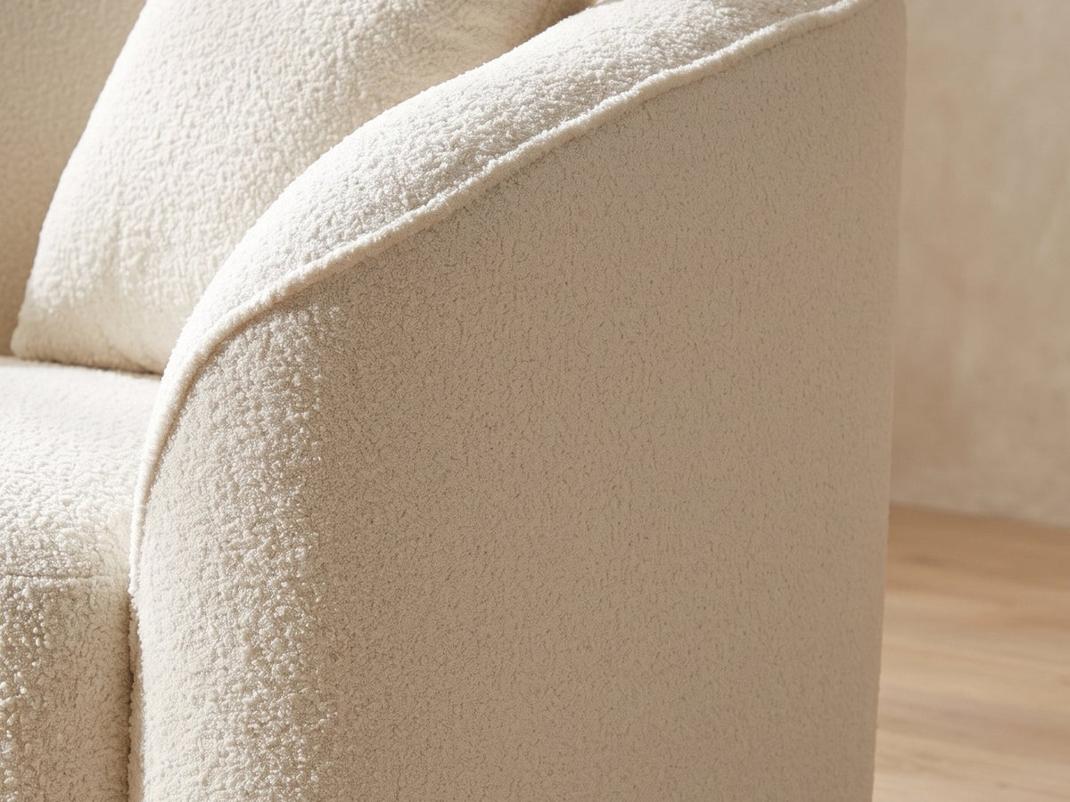 Close-up of the Capri sofa material