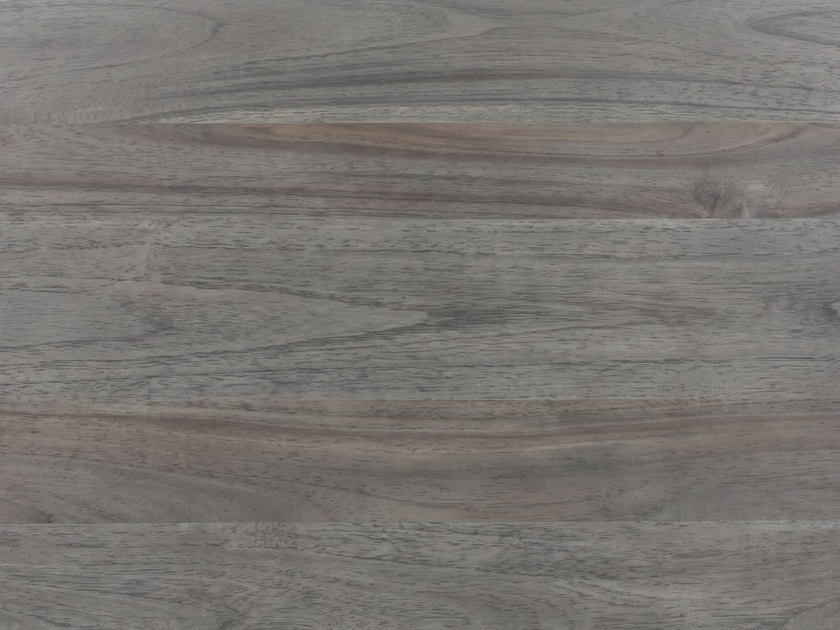Close-up of the Codroipo 61-Inch Gray Acacia Honeycomb Dresser: the gray-washed acacia top