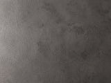Close-up of the Colledara Cast Aluminum Bowl Side Table: the hand-finished graphite texture of the cast aluminum