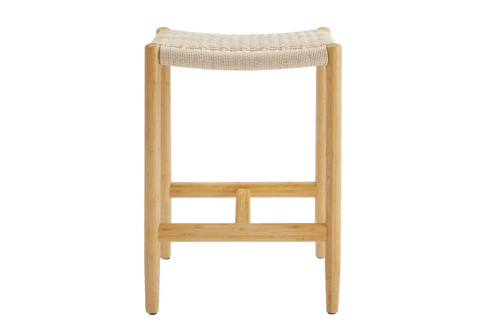 Leif Solid Bamboo Counter Height Stool