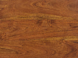 Close-up of the Dolo 28-Inch Chestnut Solid Mango 3-Drawer Chest: the chestnut-finished solid mango grain