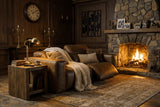 Emery Distressed Italian Aniline Leather Dual Recliner Sofa
