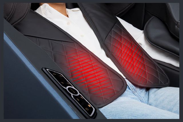 Osaki OS-Highpointe 4D Massage Chair - heating zones