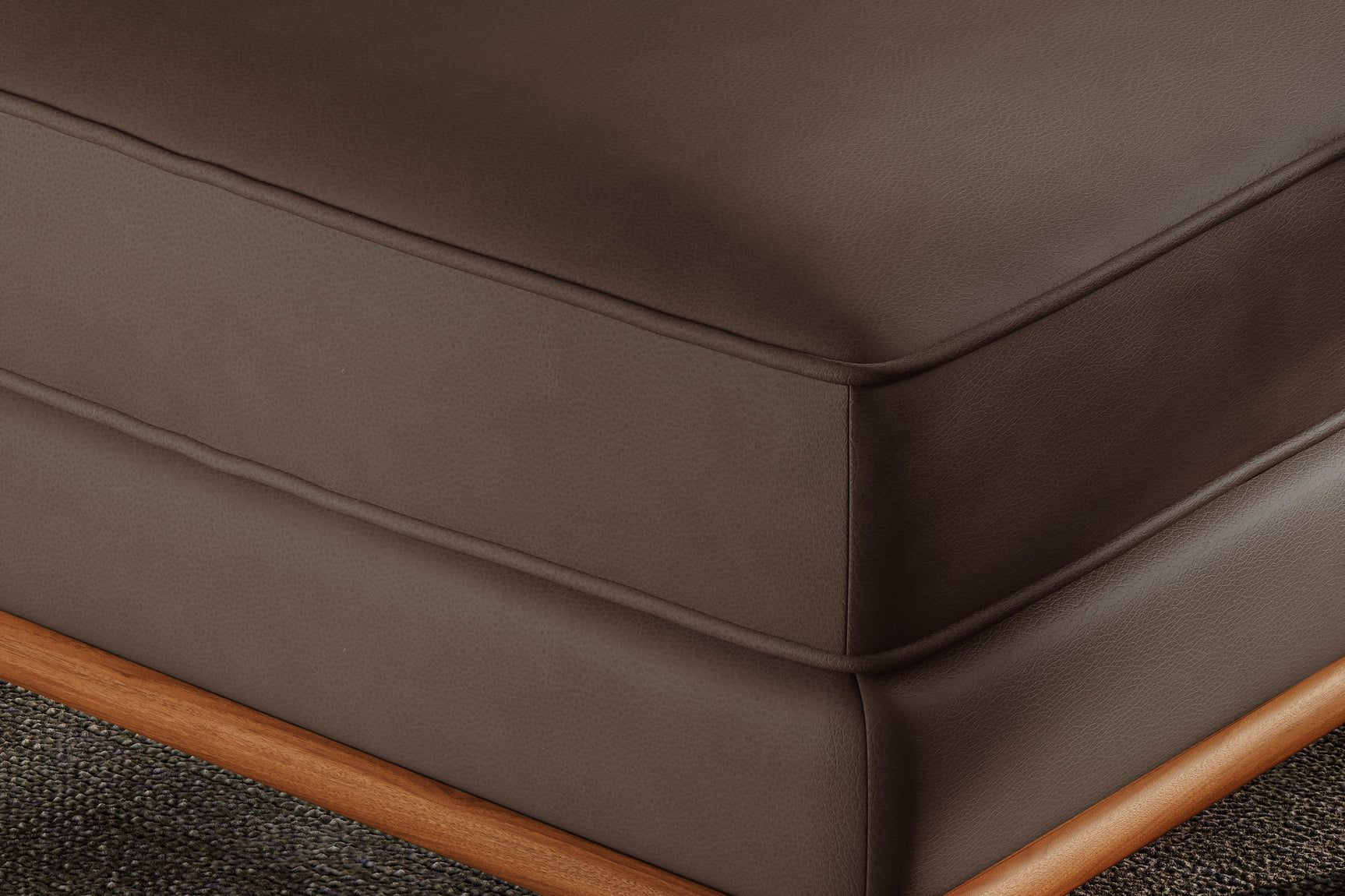 Artisan Leather Ottoman