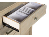 Fermo Weathered Mango Canopy Bedroom Set: Detail: tray