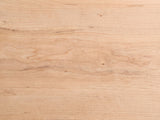 Close-up of the Ferrandina Natural Wood Veneer Drum Side Table: the natural figure of the wood veneer