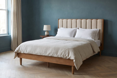 Giulianova Wheat Pine Scalloped Channel Bed