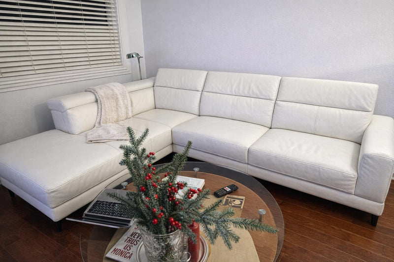 Valletta Leather Sectional Sofa
