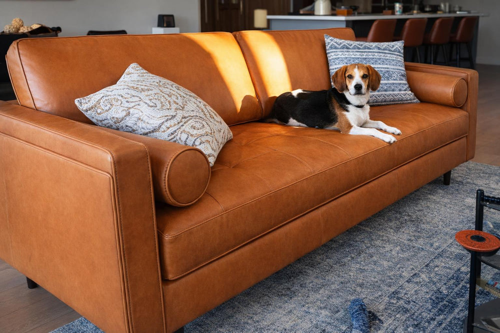 Isabella Leather Sofa