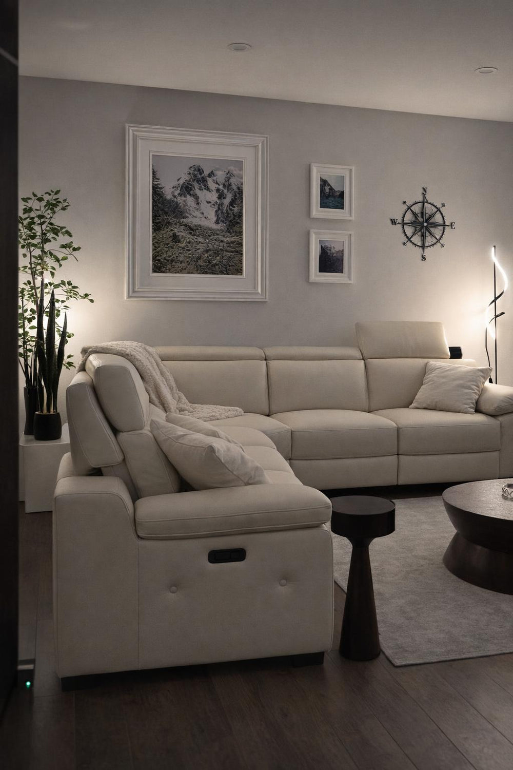 Ellie Leather Sofa