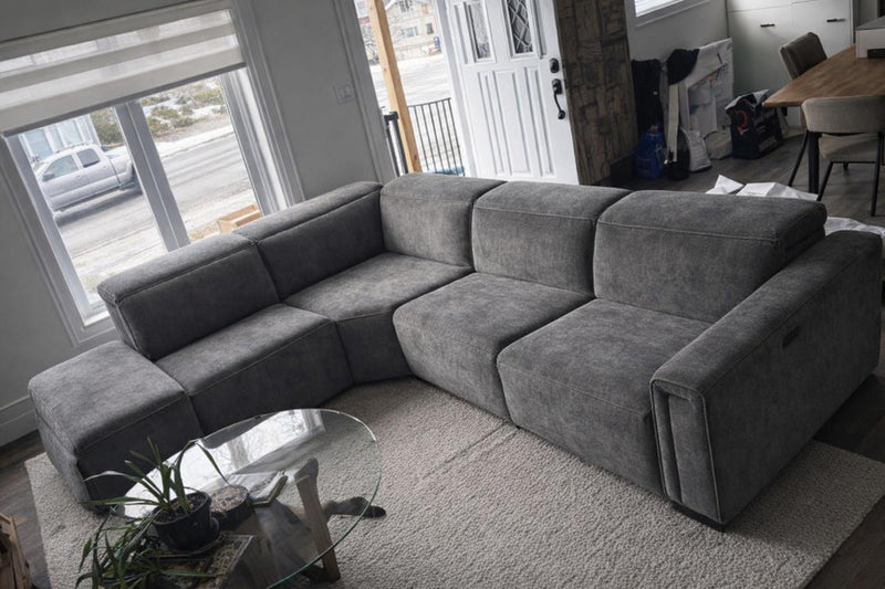 Octavia Fabric Dual Reclining Cloud Sofa