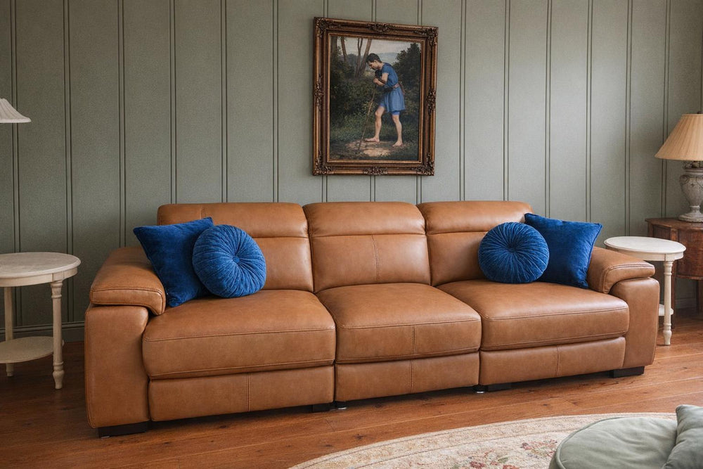 Ellie Leather Sofa
