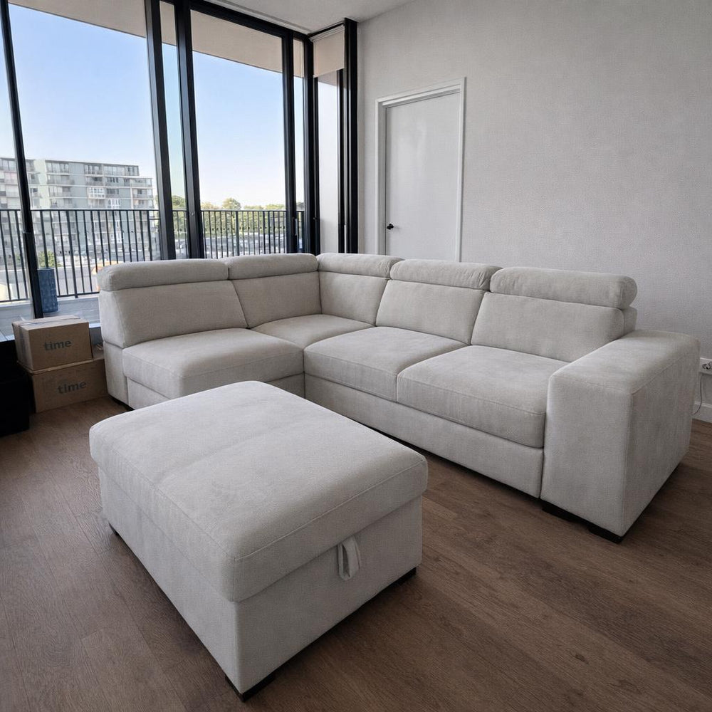 Finn Fabric Sectional Sofa Bed