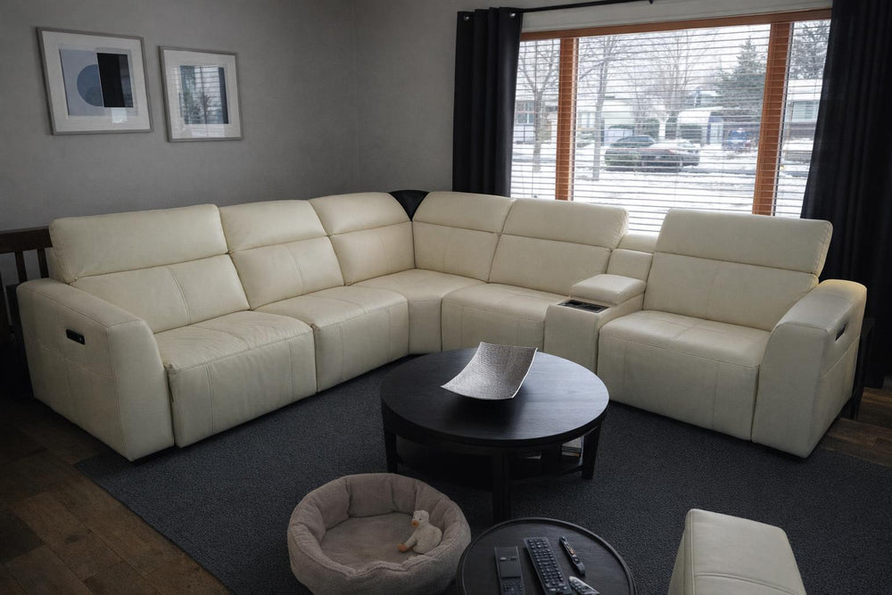 Carmen Leather Dual Recliner Sofa