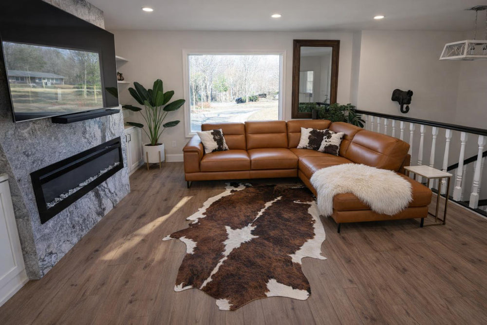 Pista Leather Reclining Sectional Sofa
