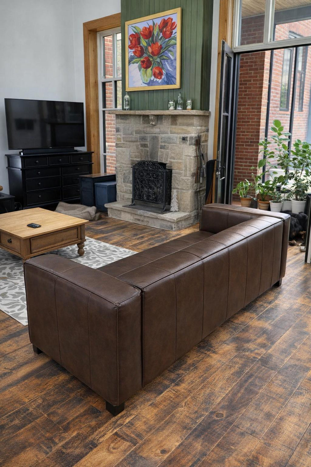 Graz Leather Sofa