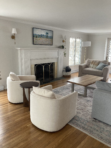 Riley Fabric Swivel Chair