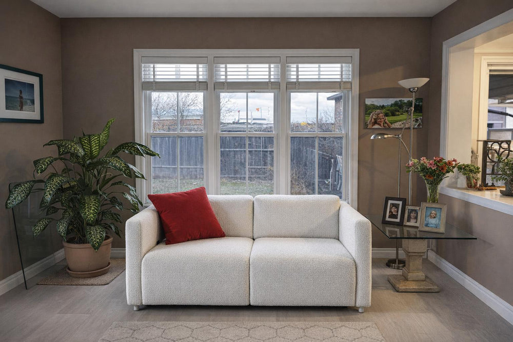 Alexandra Boucle Recliner Sofa