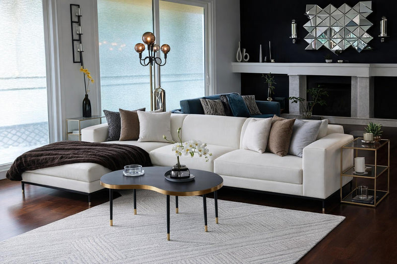 Valletta Leather Corner Sectional Sofa