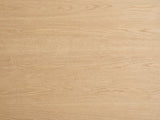 Close-up of the Ischia Natural Wood Veneer Stacking Coffee Table: the open-pore natural wood veneer grain of a slab top