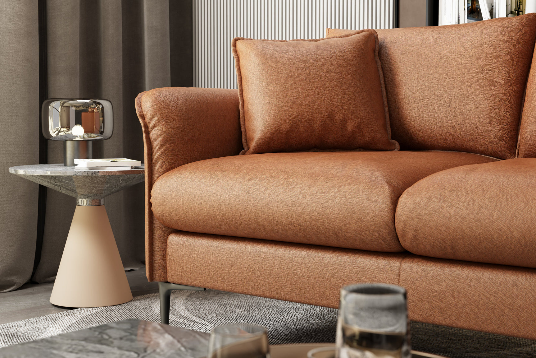 Jasper Leather Sofa