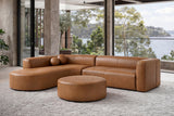 Jordyn Leather Sectional Sofa