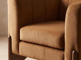 Close-up of the Lecce armchair material