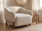 Lido Curved Shell Lounge Chair seen from another angle