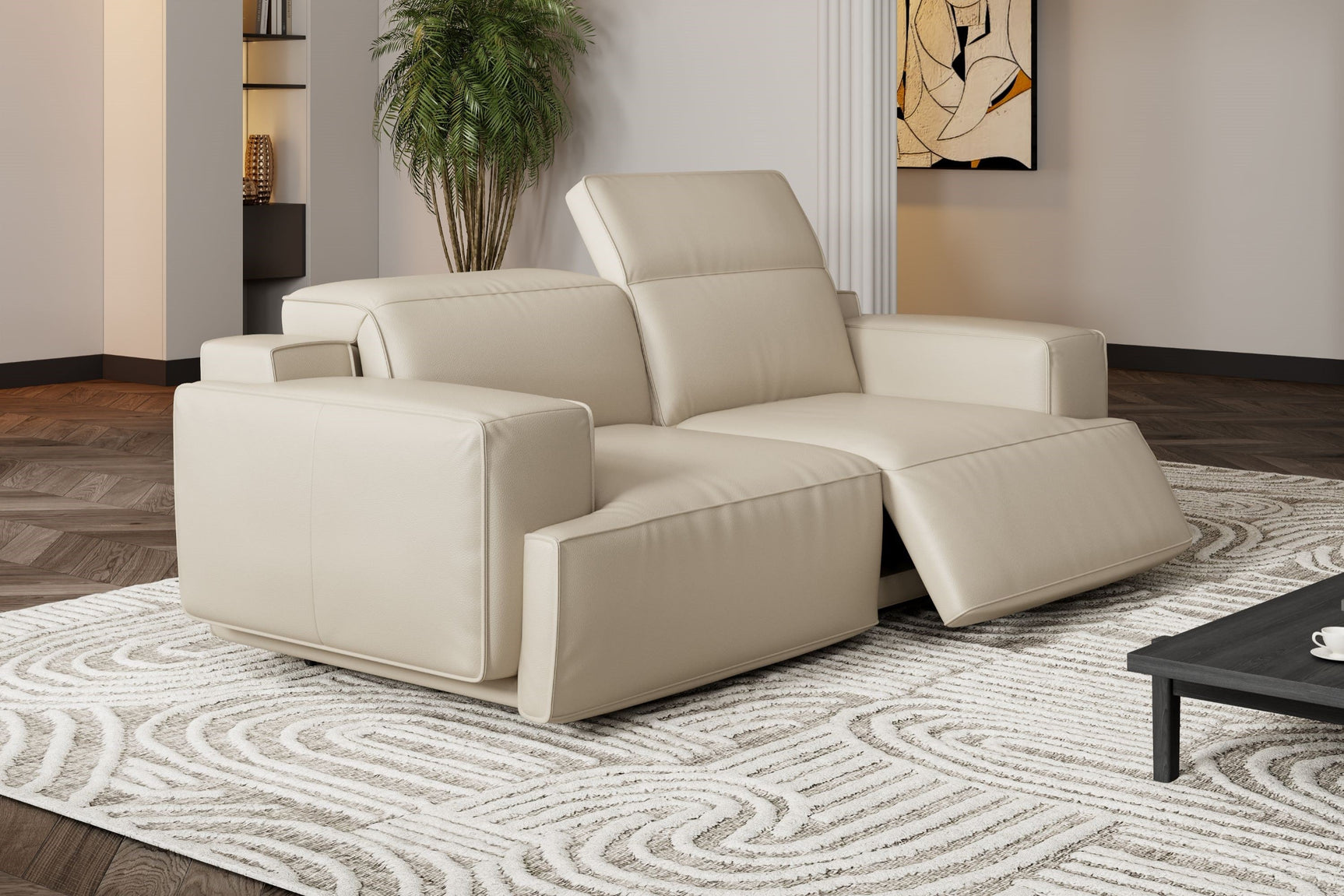 Valentina Leather Recliner Sofa