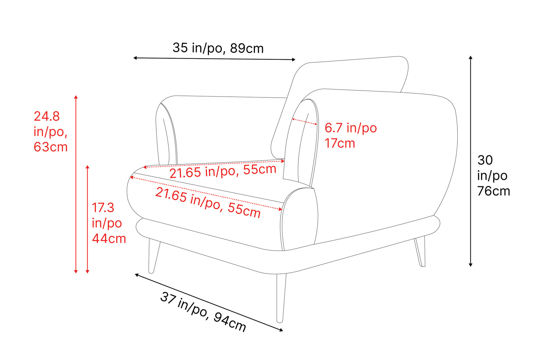 Melissa Boucle Accent Chair