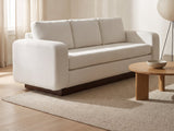 Lucca Plinth-Base Sofa in a sunlit room