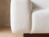 Close-up detail of the Lucca sofa