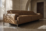 Valencia Melania Distressed Leather Recliner Sofa