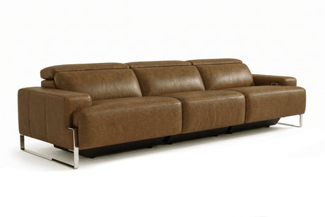 Valencia Melania Distressed Leather Recliner Sofa