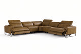 Valencia Melania Distressed Leather Reclining Corner Sectional Sofa